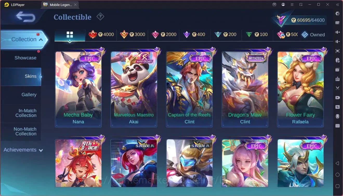Mobile Legends: Bang Bang Accounts Global|Hero 121|Skin 243|Renowned|KOF Karina,Guine image 15