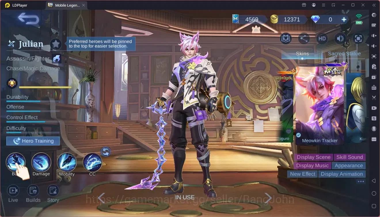 Mobile Legends: Bang Bang Accounts Global|Hero 121|Skin 243|Renowned|KOF Karina,Guine image 4
