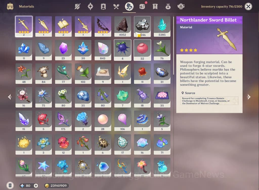 Genshin Impact Accounts ASIA|AR56|8 Limited+3(*5WEP)|Neffer,Lauma,AratakiC image 11
