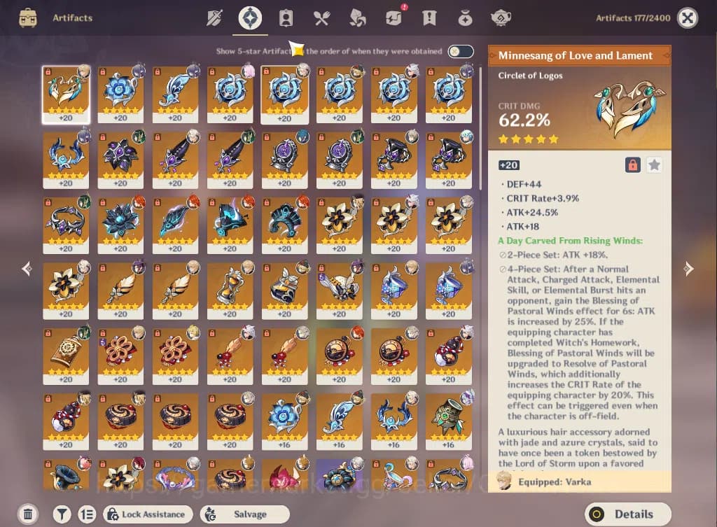Genshin Impact Accounts ASIA|AR56|8 Limited+3(*5WEP)|Neffer,Lauma,AratakiC image 13