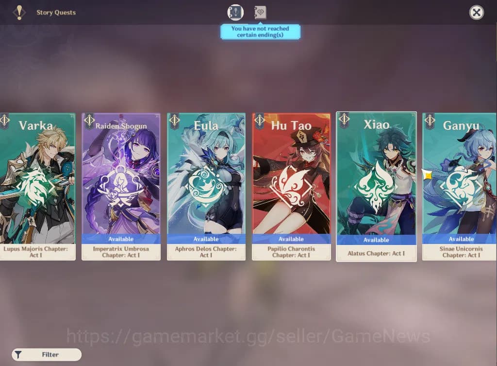 Genshin Impact Accounts ASIA|AR56|8 Limited+3(*5WEP)|Neffer,Lauma,AratakiC image 6