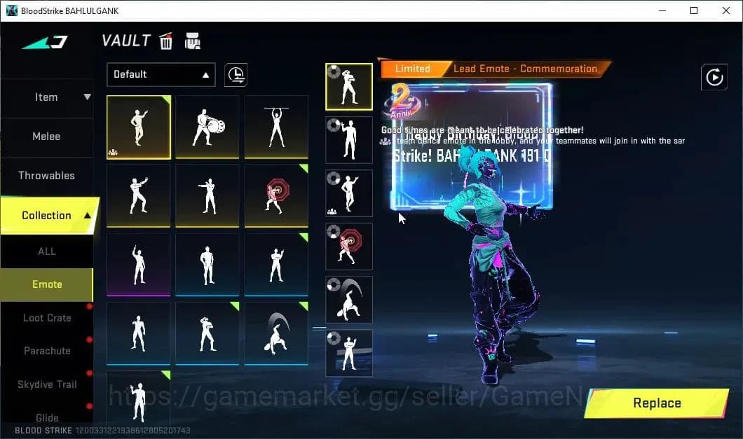 Blood Strike Accounts ASIA|ETERNAL Spear-Relic|Melee ULTRA One-Handed Ax image 18