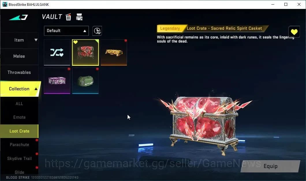 Blood Strike Accounts ASIA|ETERNAL Spear-Relic|Melee ULTRA One-Handed Ax image 19
