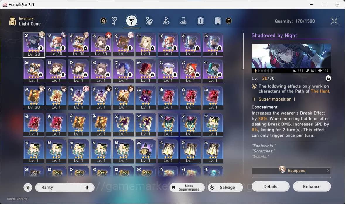 Honkai Star Rail Accounts ASIA|TL 26|4limit|Yao Guang,Sparkle,Ruan Mei,DanHe image 4