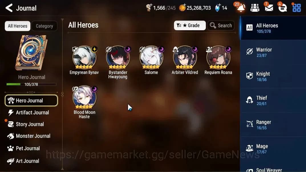 Epic Seven Accounts GLOBAL Unverif|NewEra|6 ML(Salome,EIlynav,BM Haste image 4