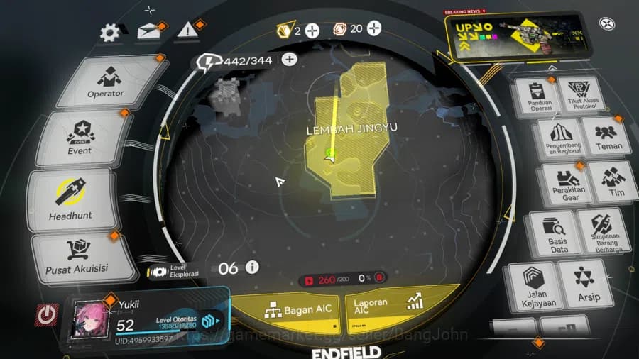 Arknights: Endfield Accounts ASIA | Level 52 | 4 Limit+1 Sign | Laevatain Sign, image 1