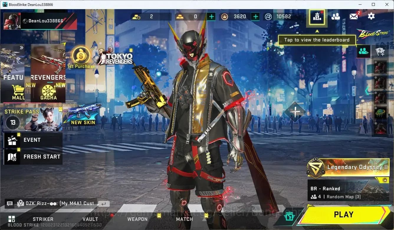Blood Strike Accounts ASIA | ULTRA Striker ETHAN | 4 LEGENDARY Guns: M4A image 1