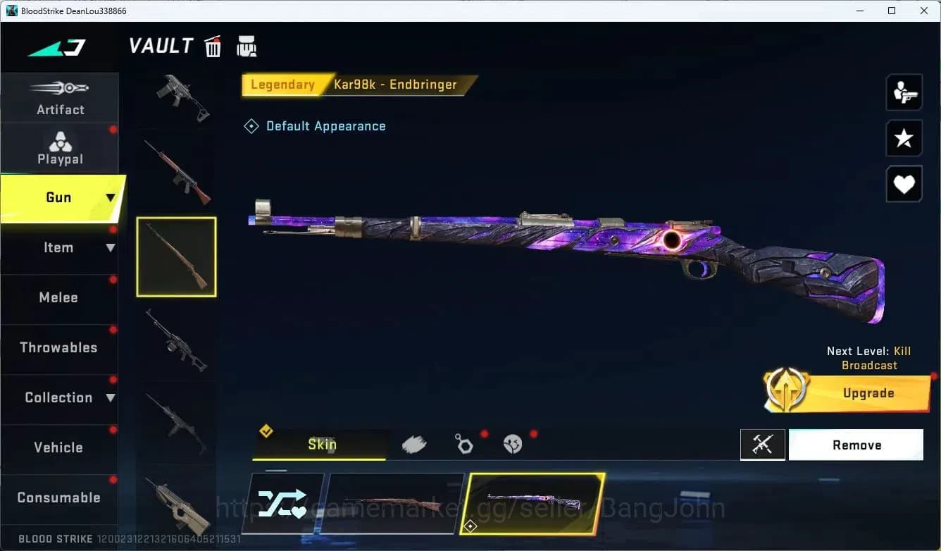 Blood Strike Accounts ASIA | ULTRA Striker ETHAN | 4 LEGENDARY Guns: M4A image 5