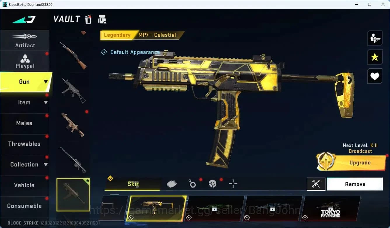 Blood Strike Accounts ASIA | ULTRA Striker ETHAN | 4 LEGENDARY Guns: M4A image 6