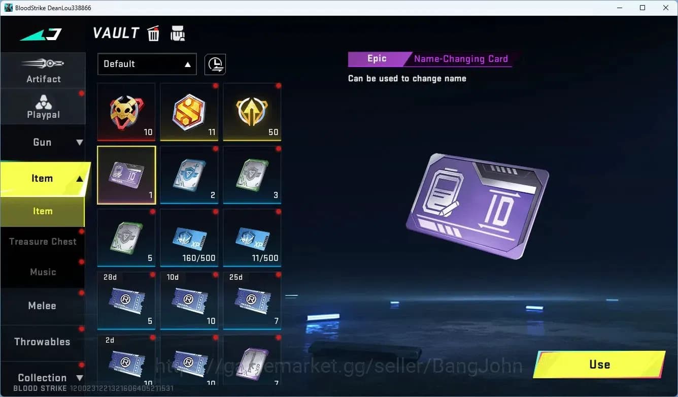 Blood Strike Accounts ASIA | ULTRA Striker ETHAN | 4 LEGENDARY Guns: M4A image 7