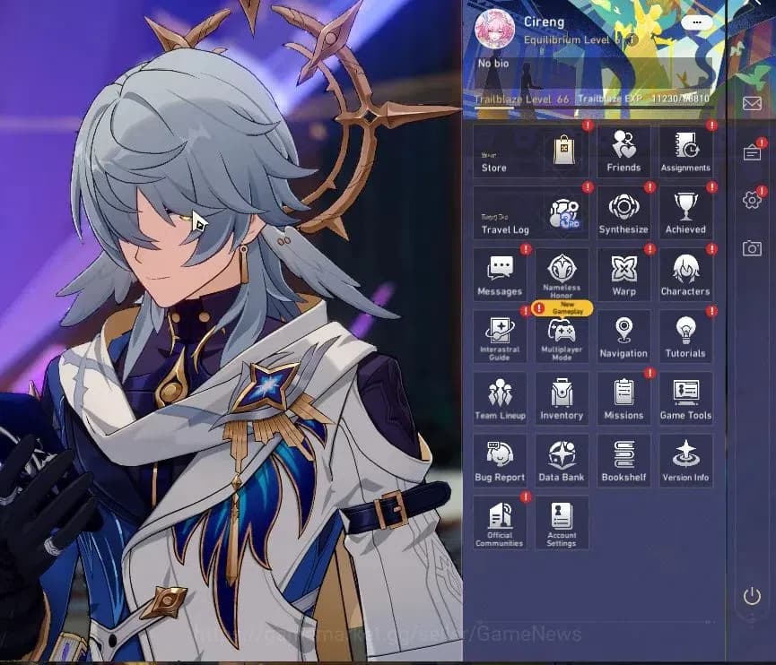 Honkai Star Rail Accounts Asia|TL 66|11 Limited|Phainon+Sign,Sunday,Cyrene,A image 1