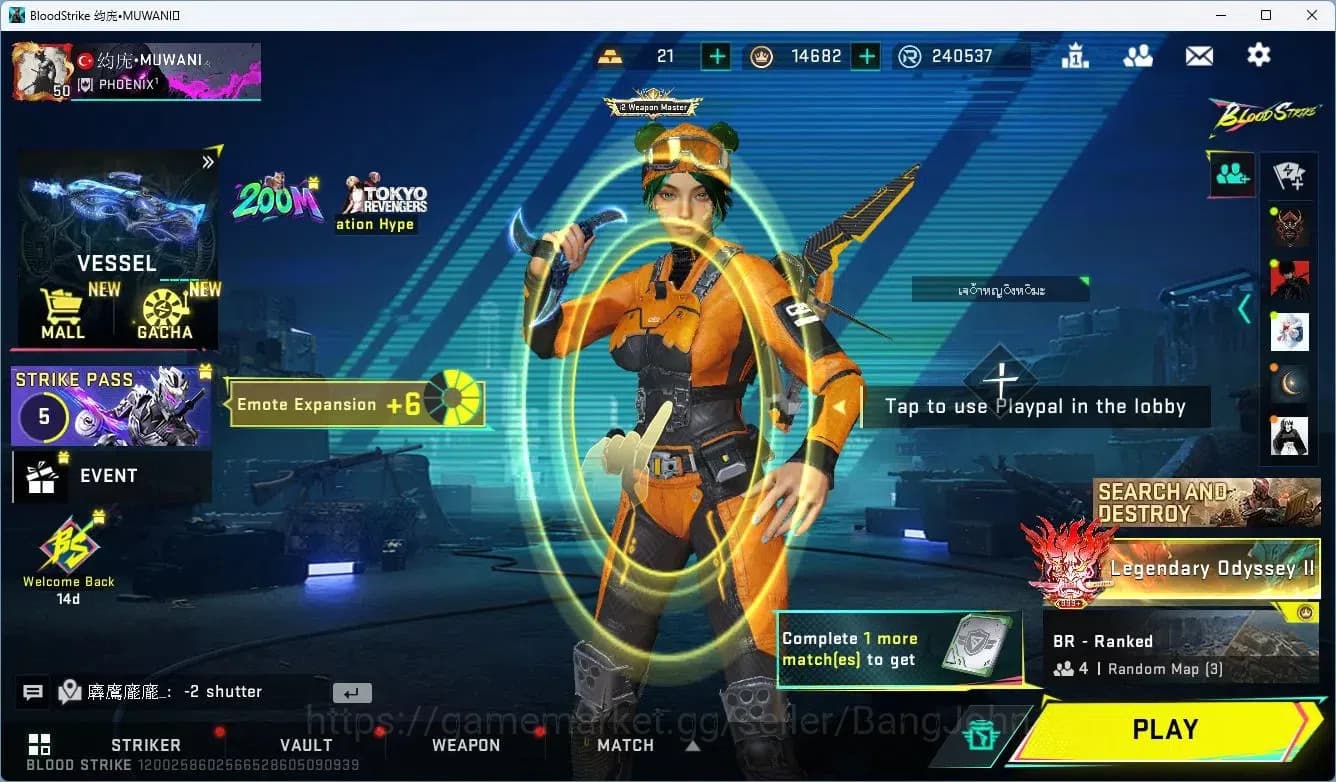 Blood Strike Accounts ASIA | EVO FAL-Evolved Draco | 4 Collab Skins | 5 image 1