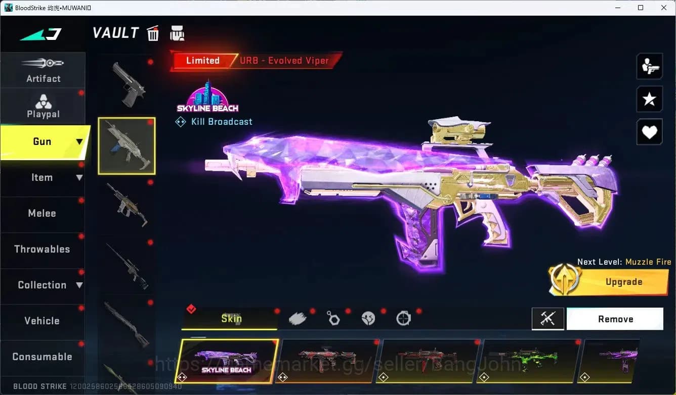 Blood Strike Accounts ASIA | EVO FAL-Evolved Draco | 4 Collab Skins | 5 image 14