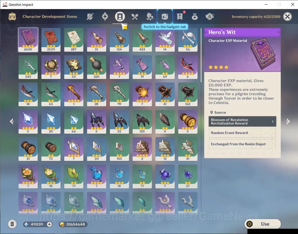 Genshin Impact Accounts ASIA|Ready Gacha|AR 55|49000 Primogem + 60 I + 103 image 10