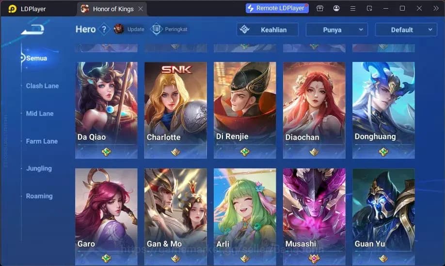 Honor of Kings Accounts Global | 4 Legend Allain, Musashi,Angela,LadySun L image 11
