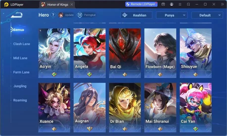 Honor of Kings Accounts Global | 4 Legend Allain, Musashi,Angela,LadySun L image 13
