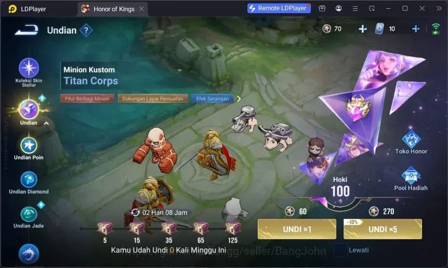 Honor of Kings Accounts Global | 4 Legend Allain, Musashi,Angela,LadySun L image 18