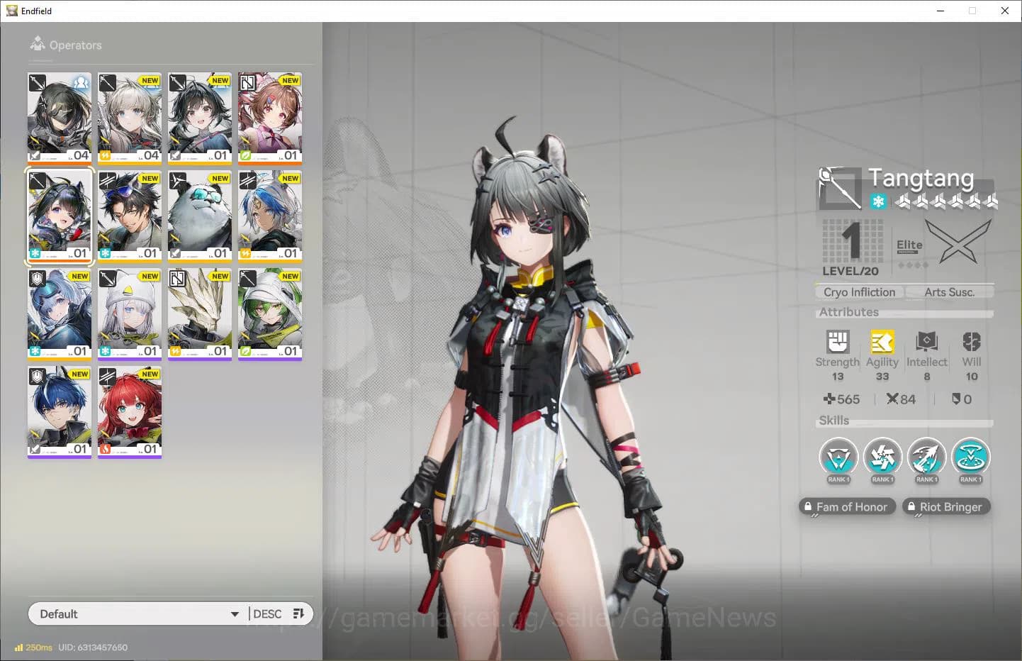 Arknights: Endfield Accounts NA/EU Lv 2 | Fresh Starter 2 SSR Tangtang+Ardelia image 1