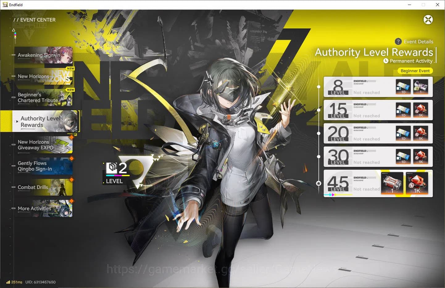 Arknights: Endfield Accounts NA/EU Lv 2 | Fresh Starter 2 SSR Tangtang+Ardelia image 6