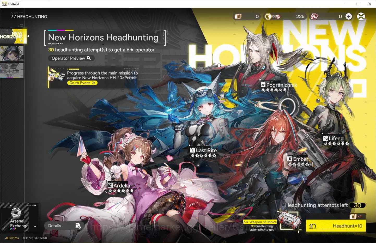 Arknights: Endfield Accounts NA/EU Lv 2 | Fresh Starter 2 SSR Tangtang+Ardelia image 7