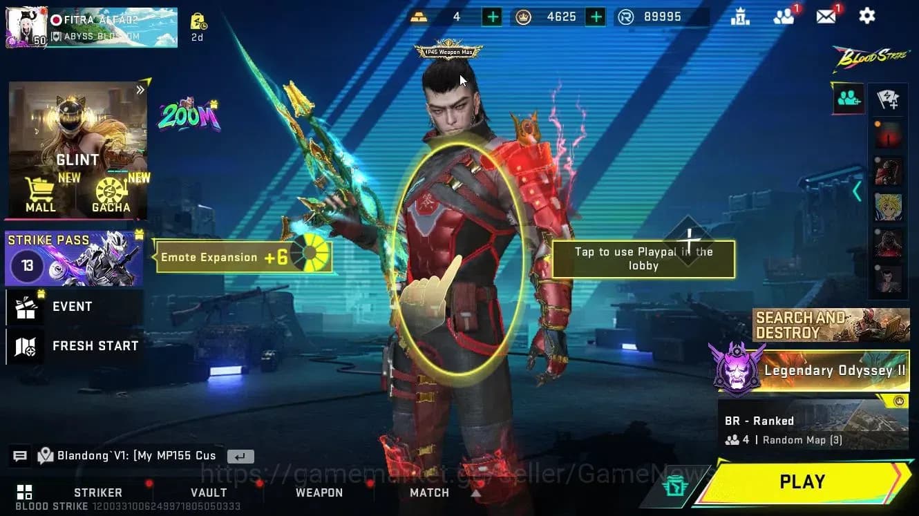 Blood Strike Accounts ASIA|11 ULTRA[ZERO,LUCIAN,VAL,VOLT,P90 Lv3,Galil l image 1