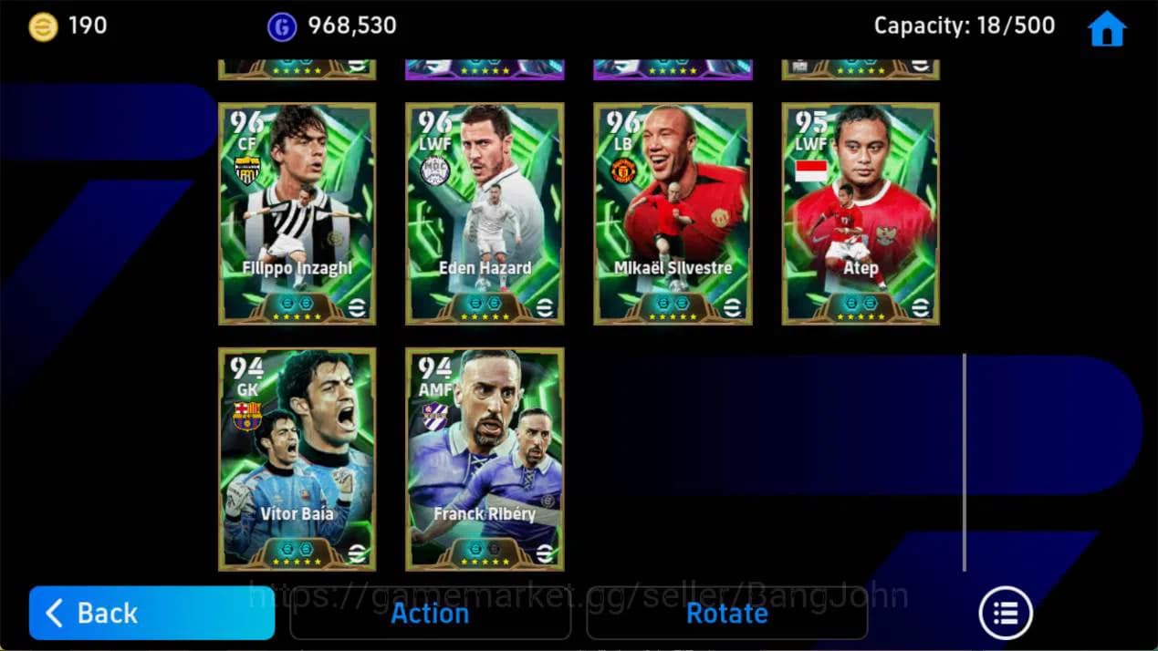 eFootball Accounts Android,PWR 3179,Messi MSN,Vitinha Big,Baresi Epc, image 2