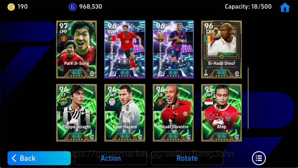 eFootball Accounts Android,PWR 3179,Messi MSN,Vitinha Big,Baresi Epc, image 3