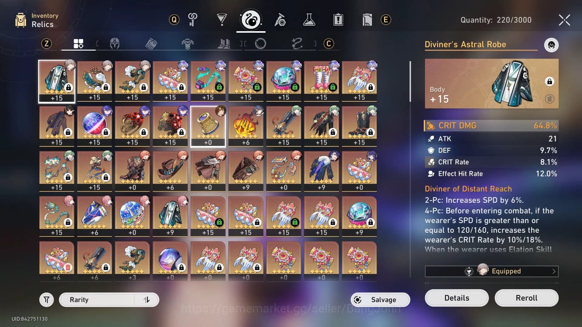 Honkai Star Rail Accounts ASIA | TL 55 | 5 LIMIT | SILVER WOLF999 E1 SIGN | image 11