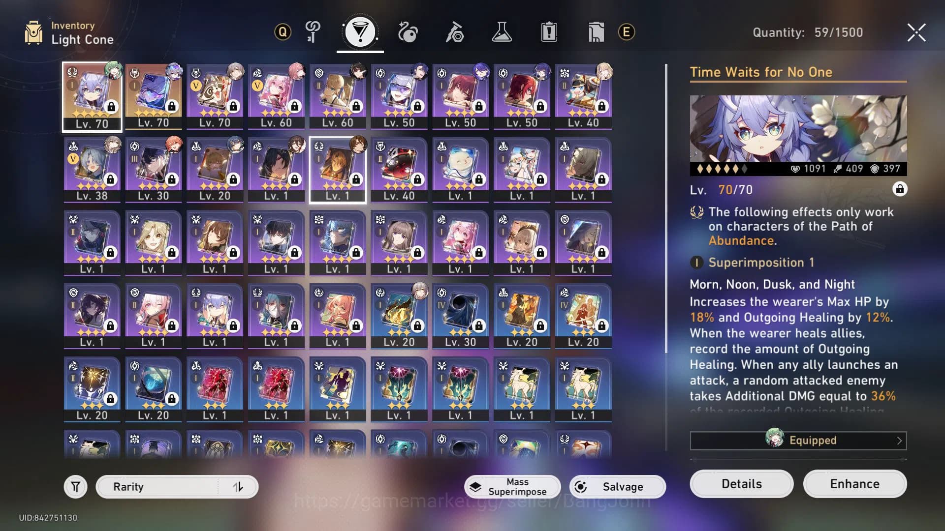 Honkai Star Rail Accounts ASIA | TL 55 | 5 LIMIT | SILVER WOLF999 E1 SIGN | image 12