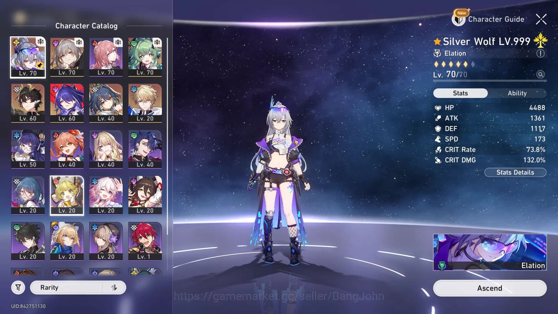 Honkai Star Rail Accounts ASIA | TL 55 | 5 LIMIT | SILVER WOLF999 E1 SIGN | image 15