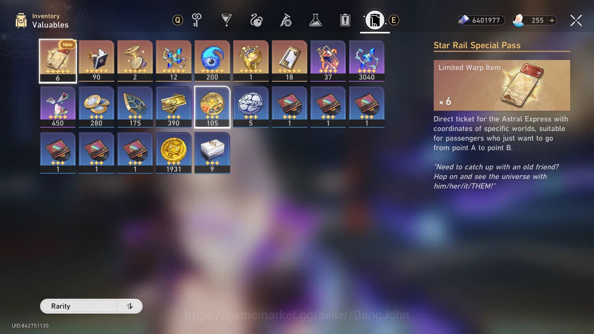 Honkai Star Rail Accounts ASIA | TL 55 | 5 LIMIT | SILVER WOLF999 E1 SIGN | image 7