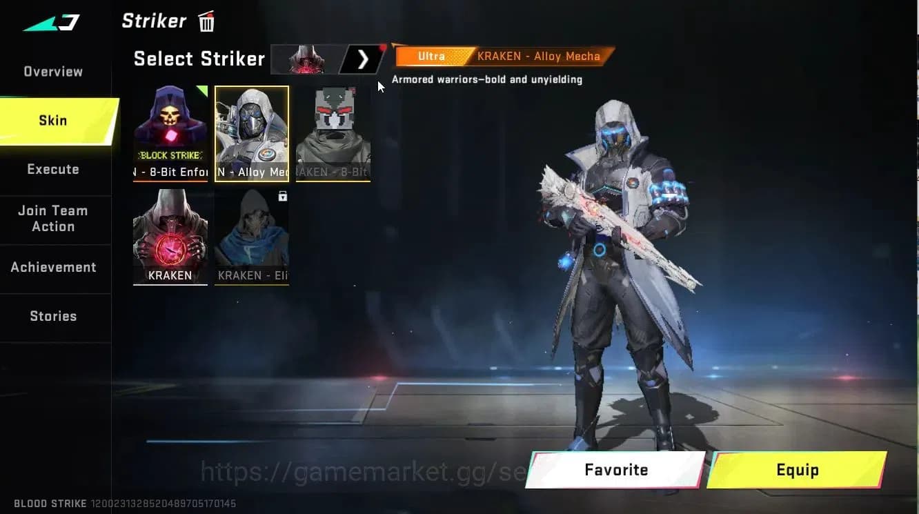 Blood Strike Accounts ASIA|6 ETERNAL[ZERO-Odashadow,AK47 Lv5,M700 Lv3,QB image 10