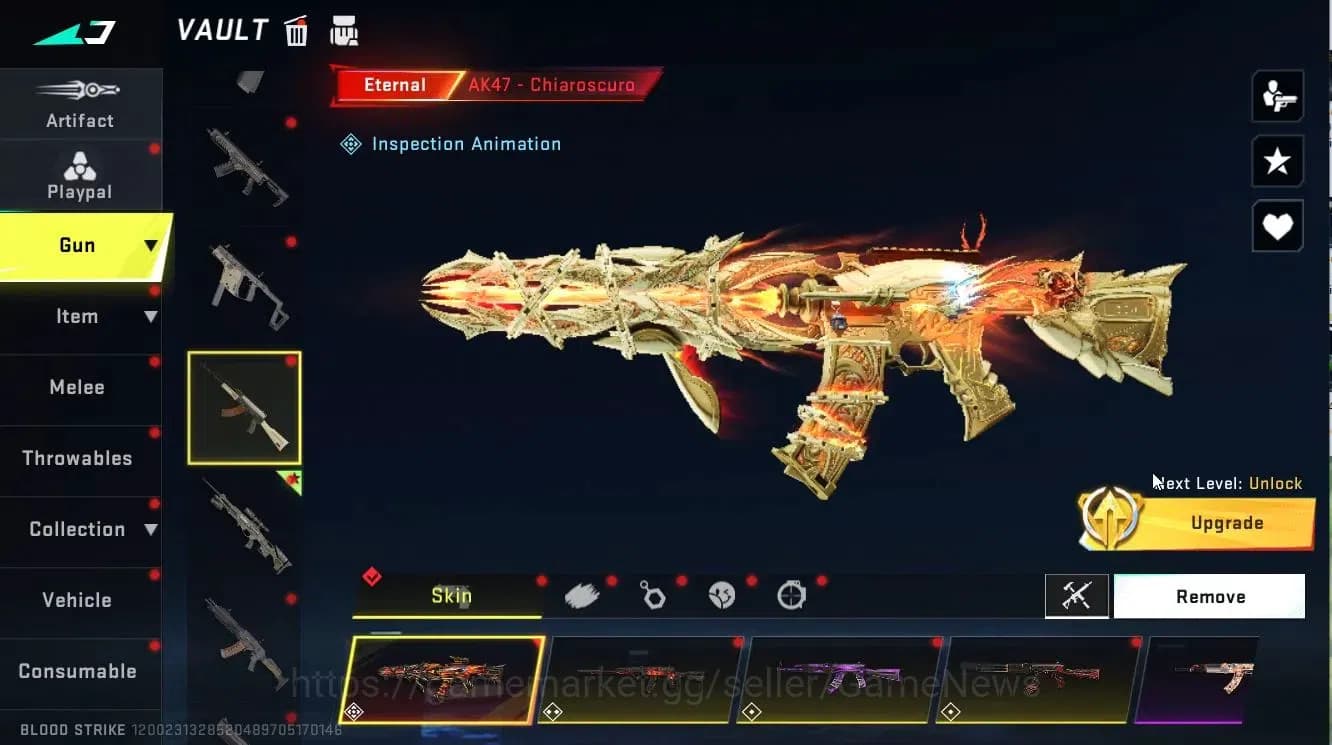 Blood Strike Accounts ASIA|6 ETERNAL[ZERO-Odashadow,AK47 Lv5,M700 Lv3,QB image 14