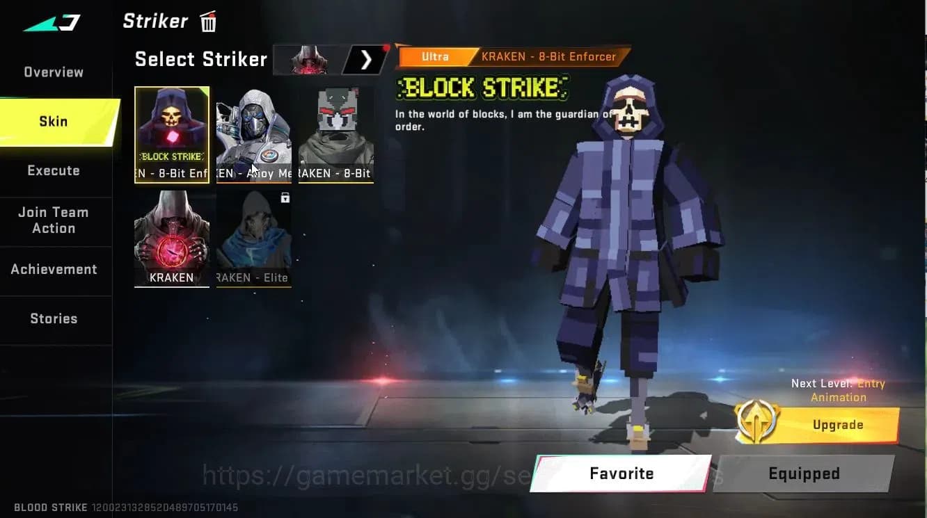 Blood Strike Accounts ASIA|6 ETERNAL[ZERO-Odashadow,AK47 Lv5,M700 Lv3,QB image 9