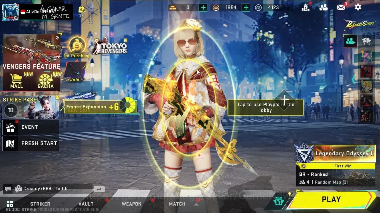 Blood Strike Accounts ASIA|Collab BLEACH Ethan-Byakuya + Collab 7DS[AK47 image 1