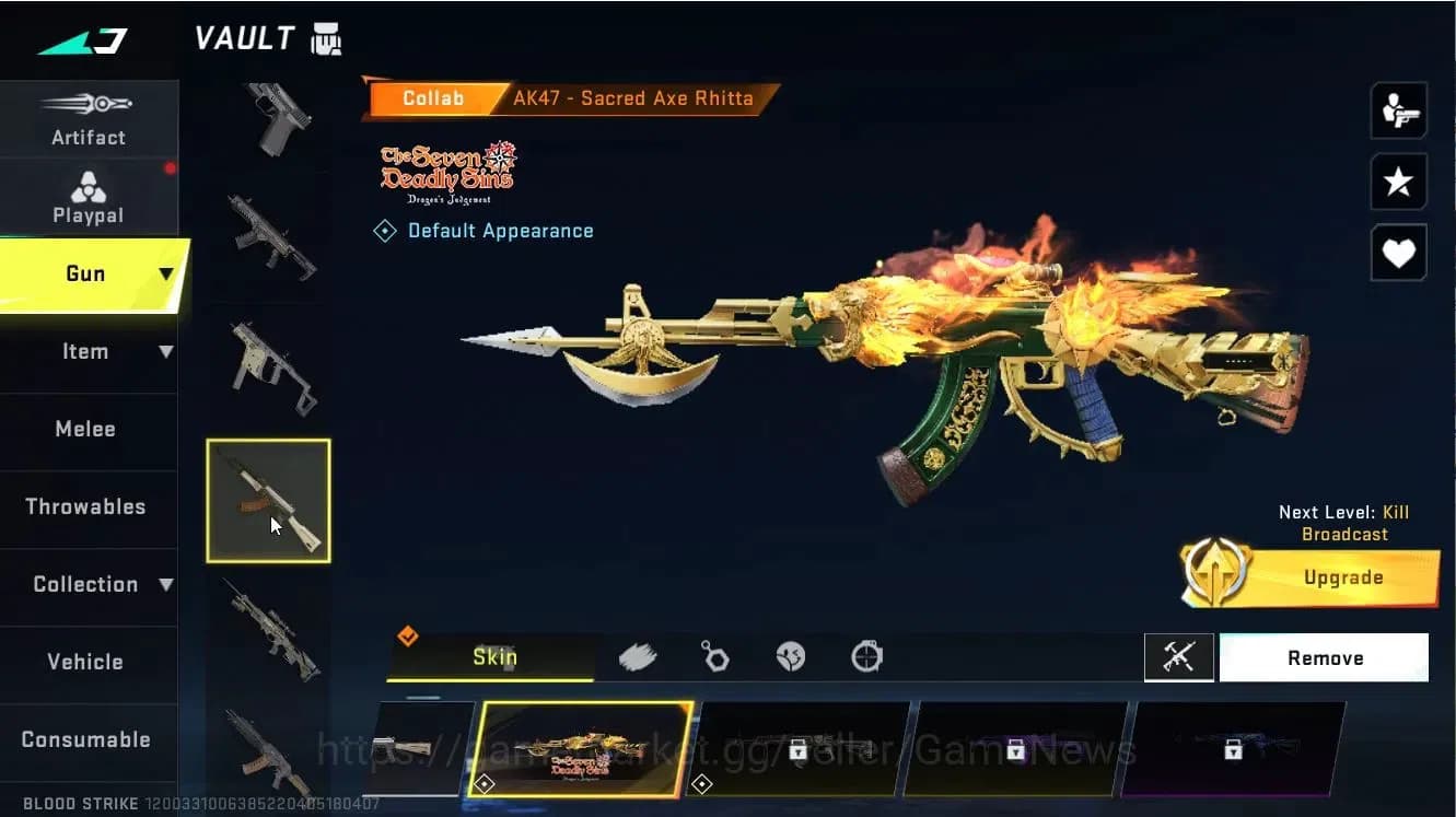 Blood Strike Accounts ASIA|Collab BLEACH Ethan-Byakuya + Collab 7DS[AK47 image 7