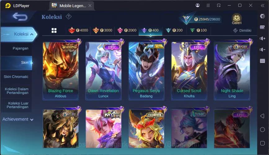 Mobile Legends: Bang Bang Accounts Global|Hero 64|Skin 120|CC Natalia,Champ Joy,VLTN image 13
