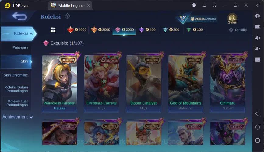 Mobile Legends: Bang Bang Accounts Global|Hero 64|Skin 120|CC Natalia,Champ Joy,VLTN image 16