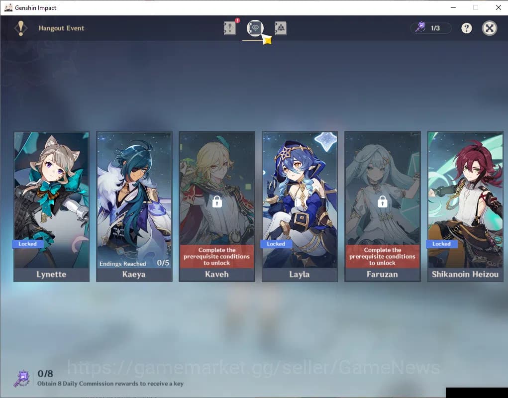 Genshin Impact Accounts ASIA|AR 55|5 Limited+6(*5Weapon)|Neuvillete+Sign,C image 4