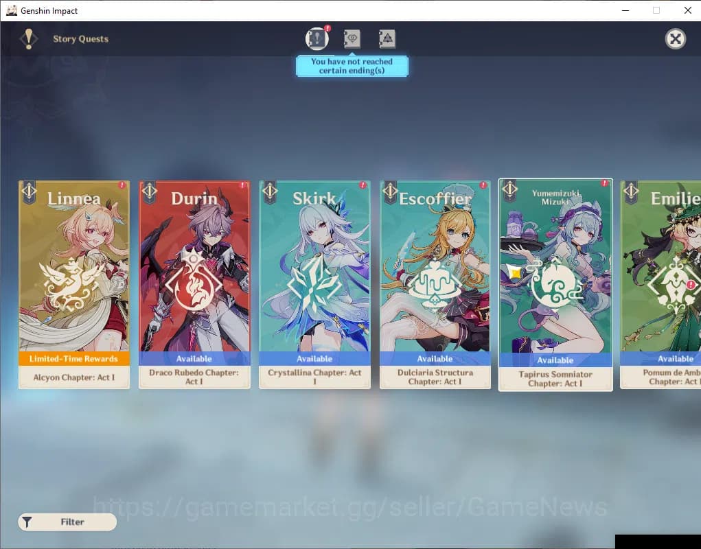 Genshin Impact Accounts ASIA|AR 55|5 Limited+6(*5Weapon)|Neuvillete+Sign,C image 5