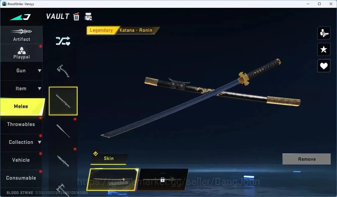 Blood Strike Accounts ASIA | Collab M700-Thunder Gun AOT | 7 Legendary S image 13