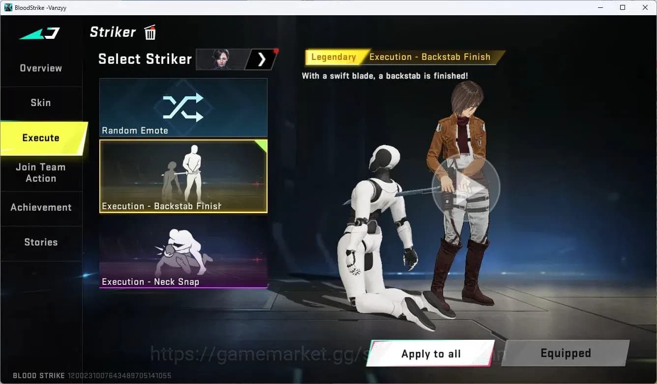 Blood Strike Accounts ASIA | Collab M700-Thunder Gun AOT | 7 Legendary S image 5