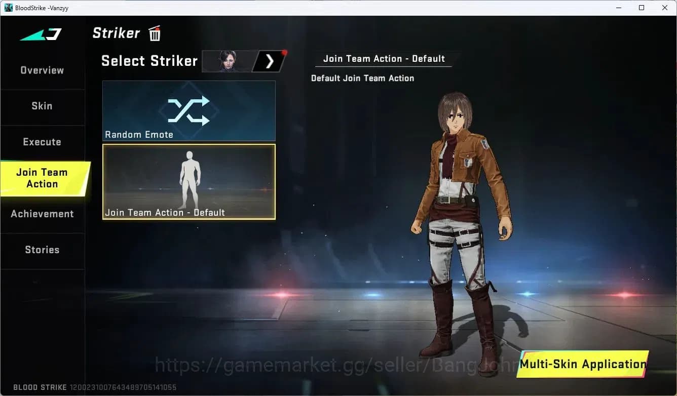 Blood Strike Accounts ASIA | Collab M700-Thunder Gun AOT | 7 Legendary S image 6