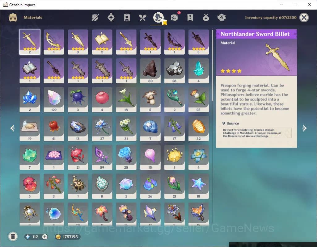 Genshin Impact Accounts Asia|AR55|2 Limited +4(*5WEP)|[FlinsC1+sign,Furina image 9