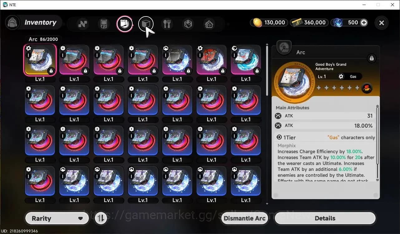 Neverness to Everness Accounts Global EU|HL 3|1 SSR Limited Hotori +1 S-Class Cha image 8