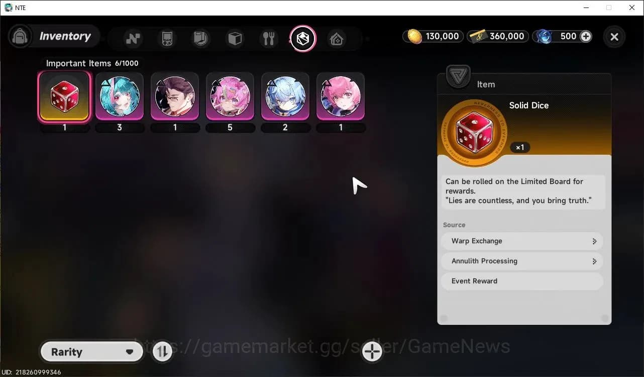 Neverness to Everness Accounts Global EU|HL 3|1 SSR Limited Hotori +1 S-Class Cha image 9