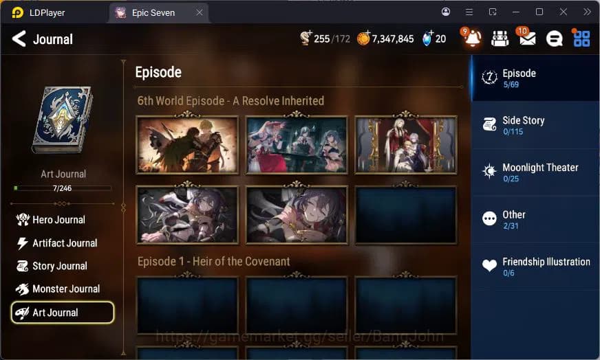Epic Seven Accounts Global Unverif | 1 ML | Tieria | Judge Kise | Vic image 11
