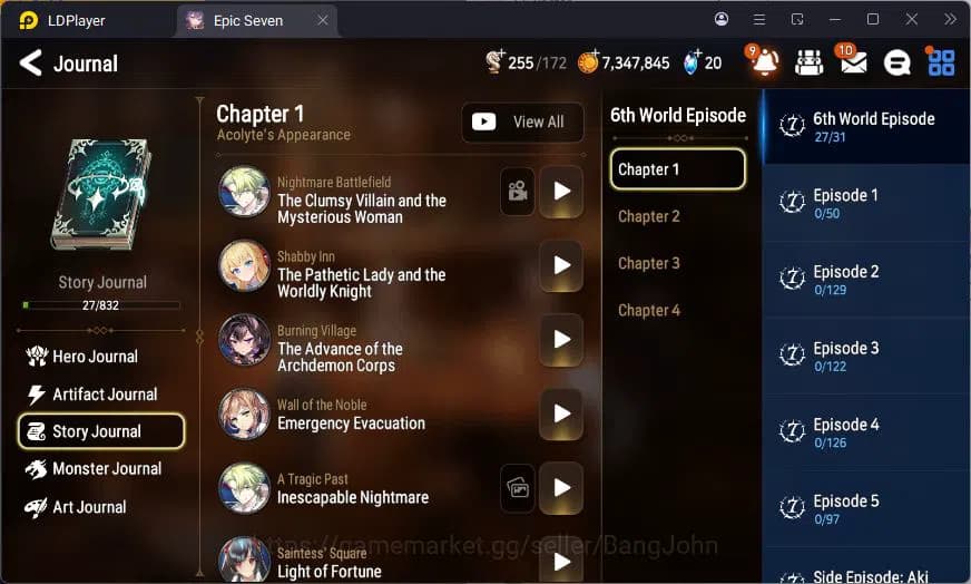 Epic Seven Accounts Global Unverif | 1 ML | Tieria | Judge Kise | Vic image 13