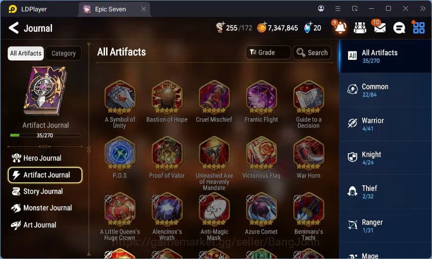 Epic Seven Accounts Global Unverif | 1 ML | Tieria | Judge Kise | Vic image 14
