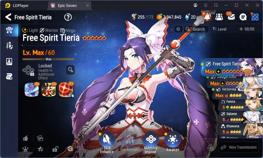 Epic Seven Accounts Global Unverif | 1 ML | Tieria | Judge Kise | Vic image 18